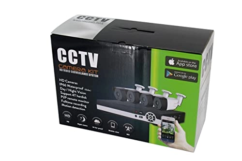 4CH DVR + Bullet Camera - 8pcs 1080P/2.0MP