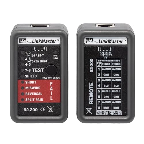 Link Master Tester - UTP & STP Wire Map Tester