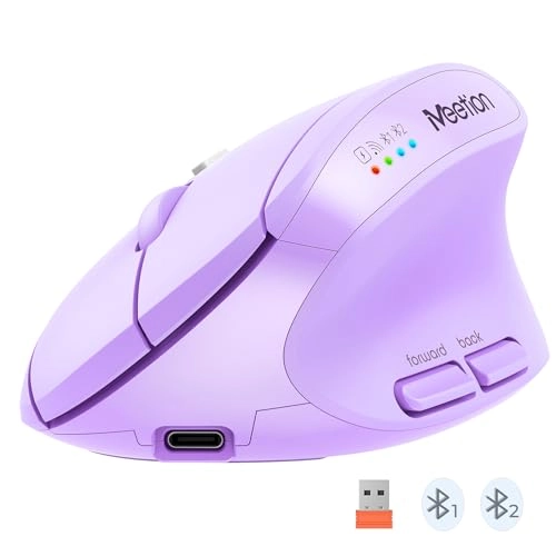 Ergonomic Vertical Mouse - Bluetooth, USB