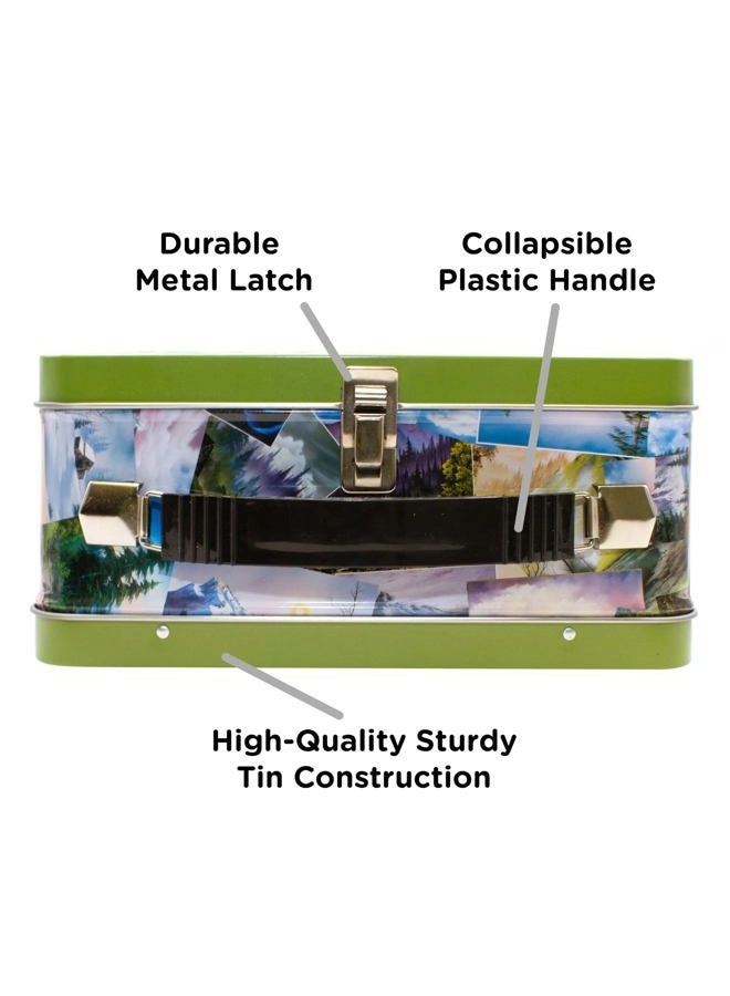 Bob Ross Happy Accidents Fun Box - Portable Tin Box