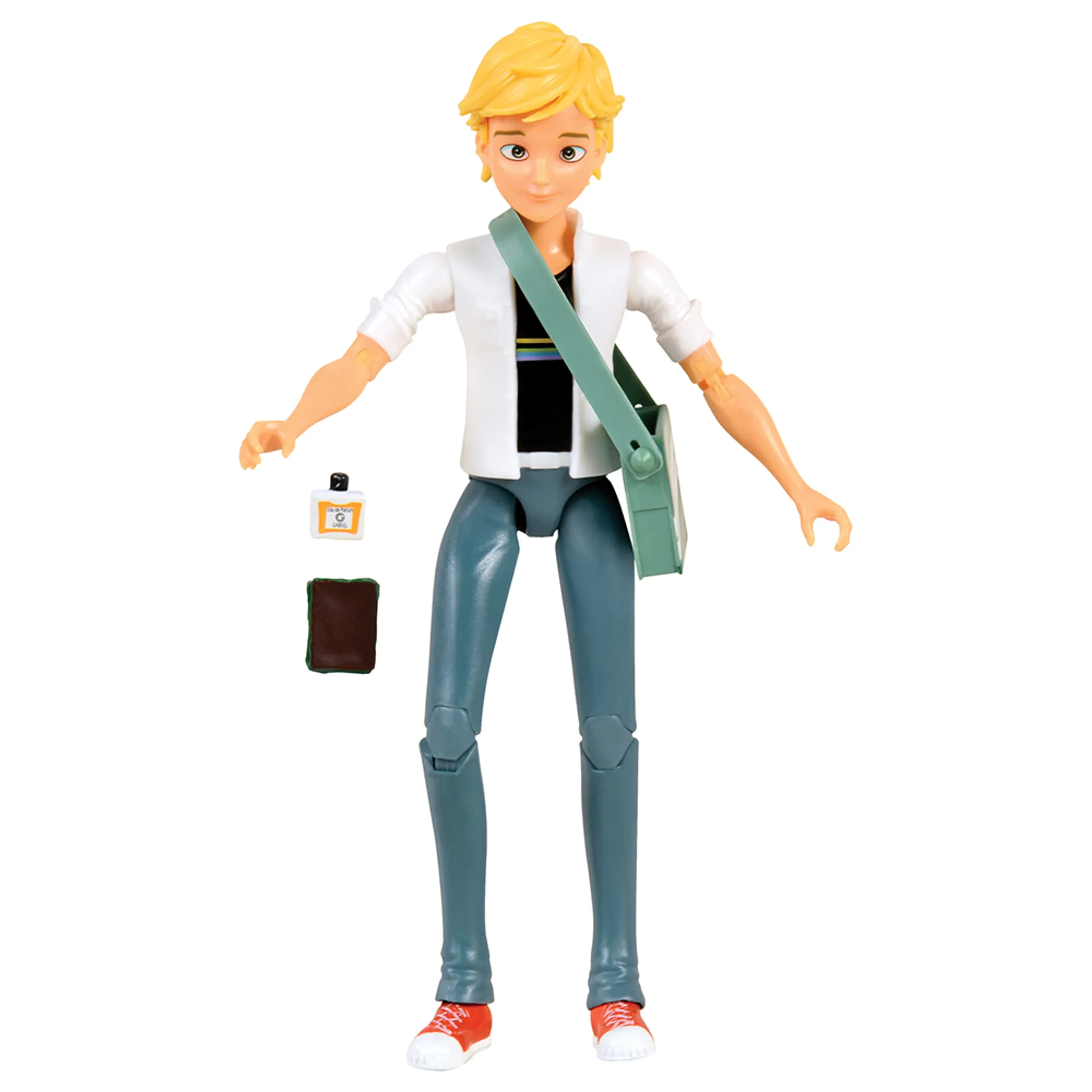 Miraculous Adrien Agreste Small Doll - 12cm 15 points of articulation Ages 4+