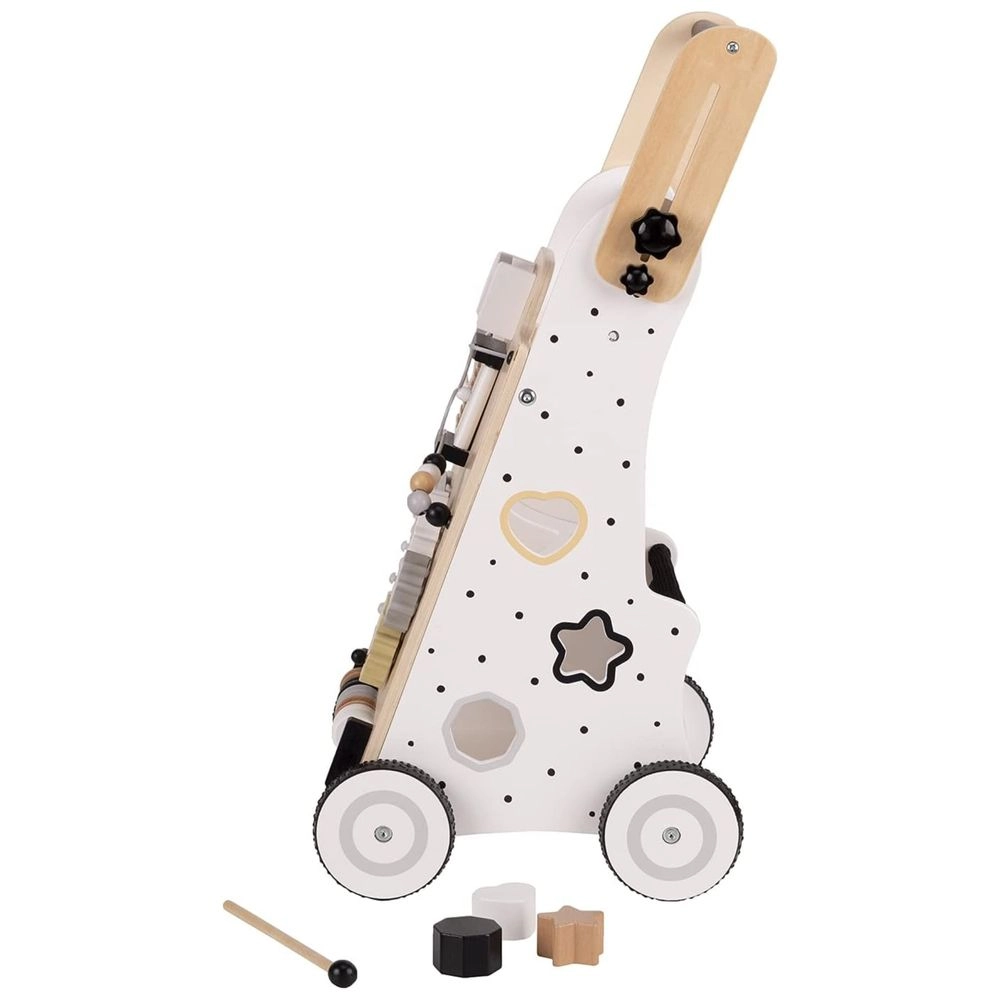 3-In-1 Baby Walker Rotating Chair & Table Playset - Pink Suitable for 6 months and above