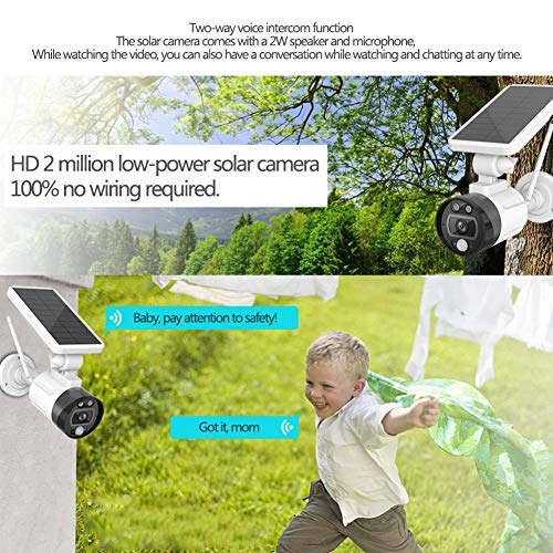Solar Wireless Remote Surveillance Camera 5MP
