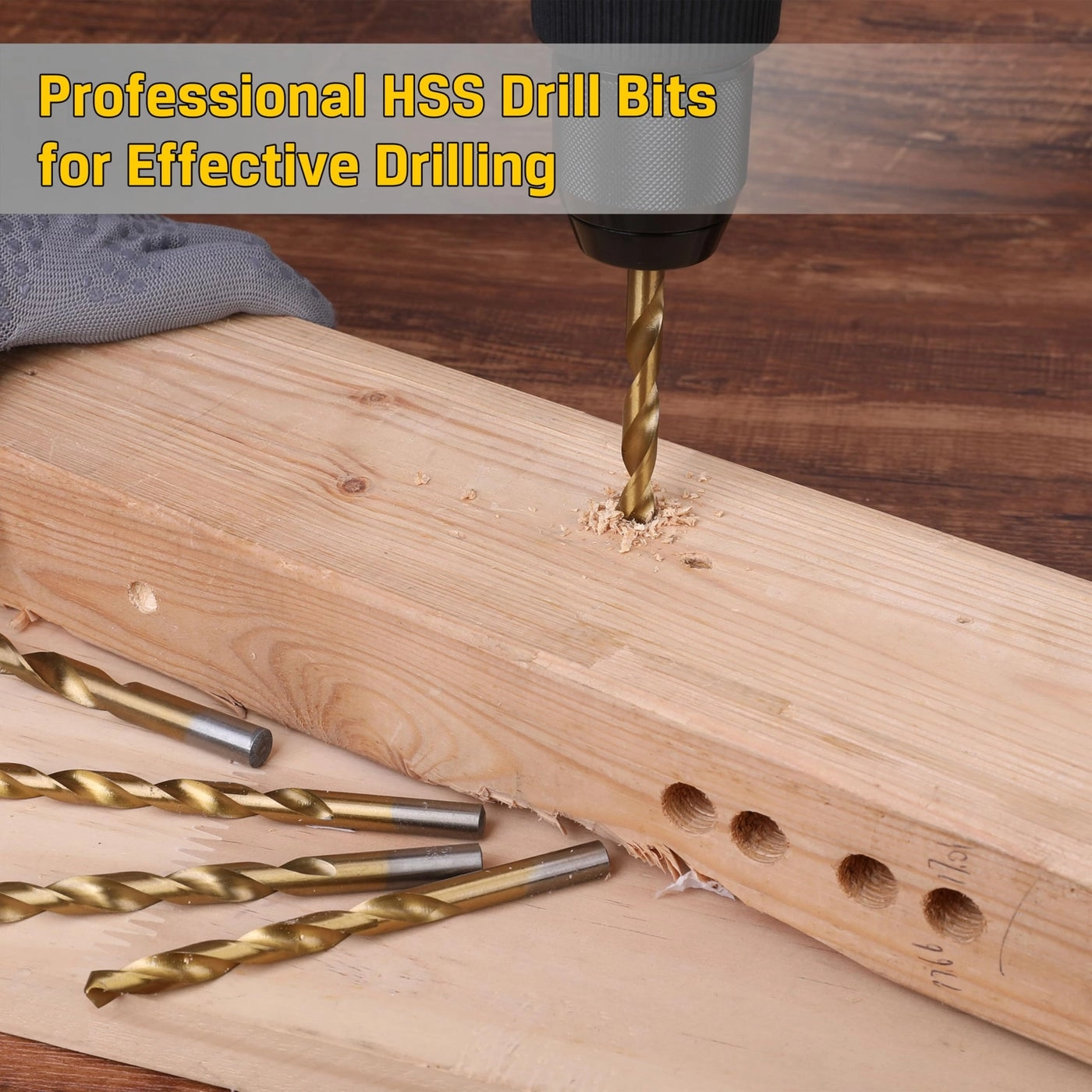 Twist Drill Bit Set - Titanium 99 Pieces 1/16" Up To 3/8"