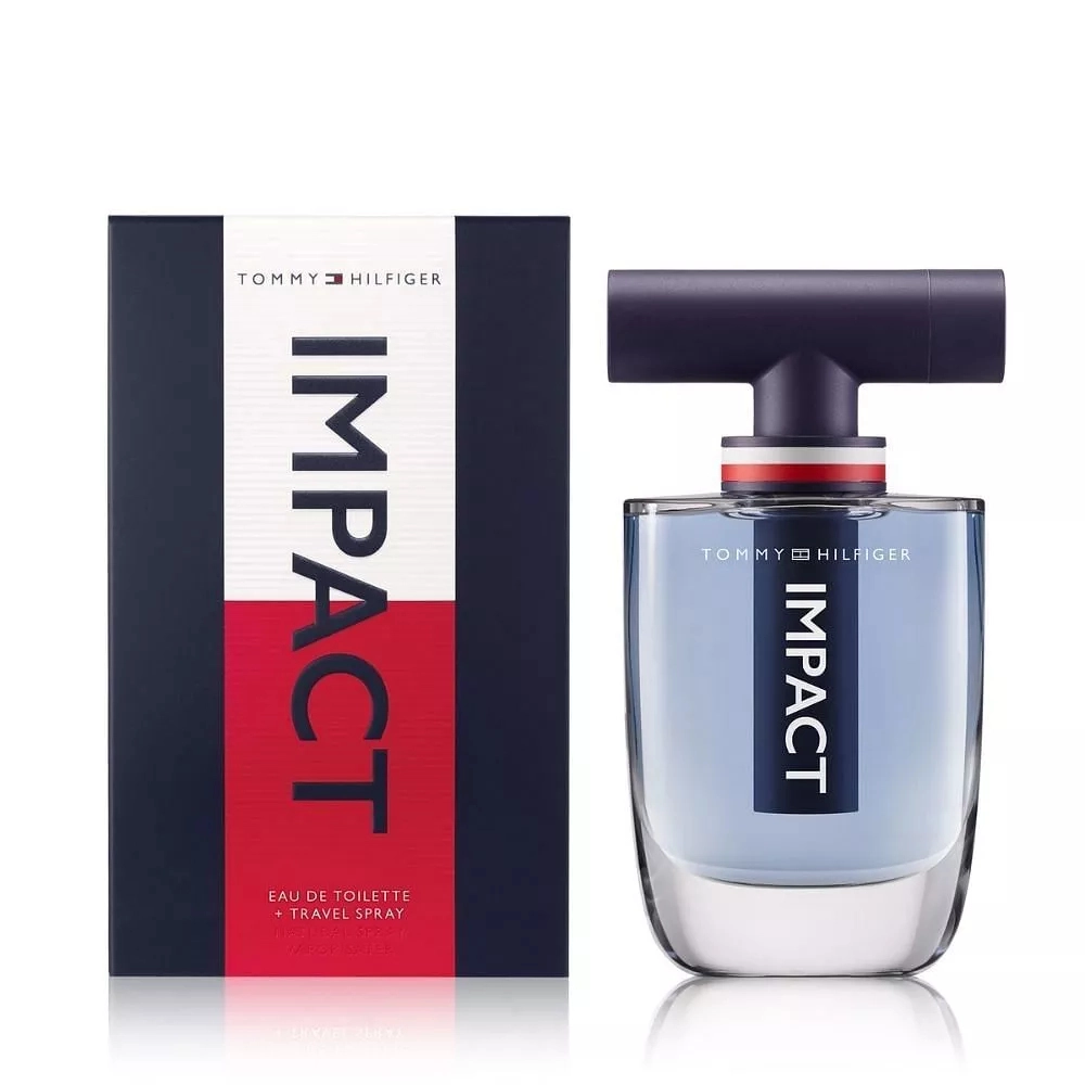 Tommy Hilfiger Impact For Men EDT - 100ml + Impact For Men EDT - 4ml + Impact For Men Hair & Body Wash - 100ml