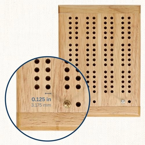 Cribbage Board - Travel Foldable 2 Track Set