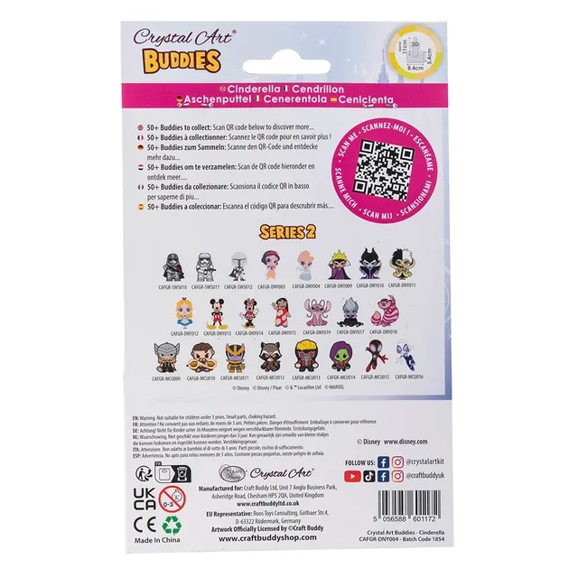 Crystal Art Buddy - Cinderella - 6+ years