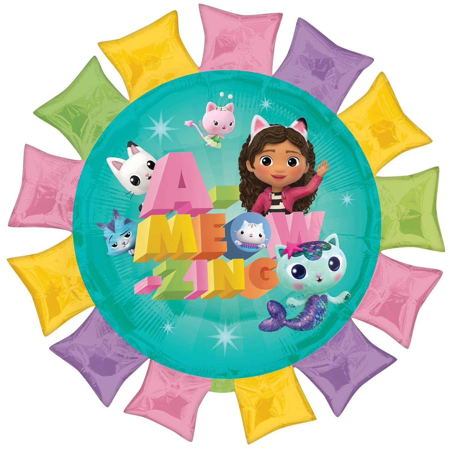 Amscan Gabby's Dollhouse Foil Balloon - 1.0 Count Birthday