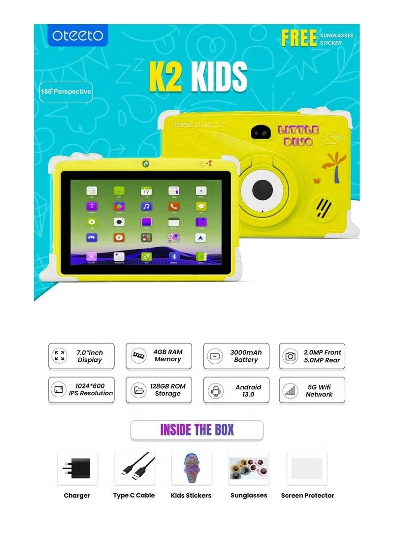 K2 Tablet - 4GB 7 Inch 128GB