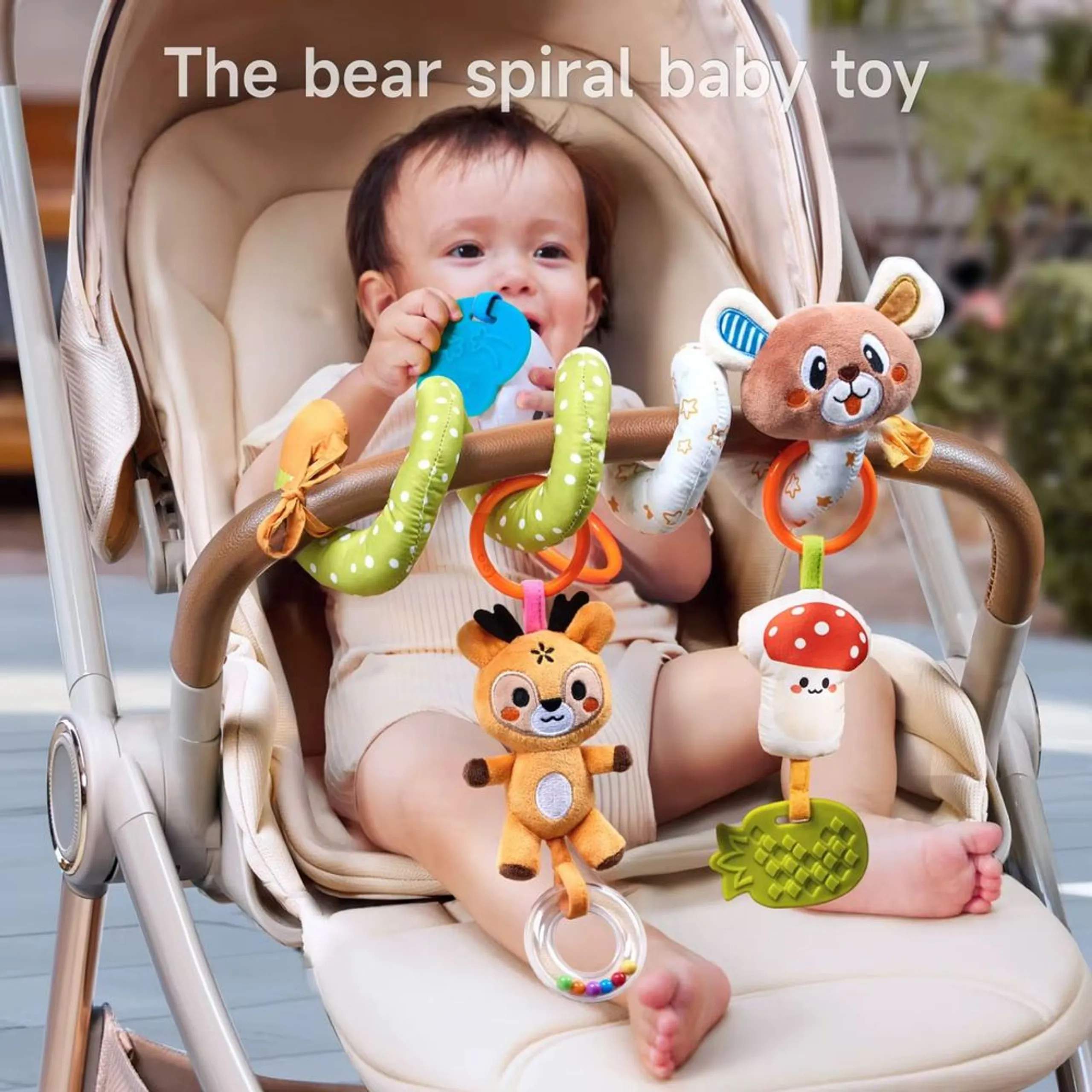Baby Spiral Sensory Activity Toy - Suitable for 0 month and above