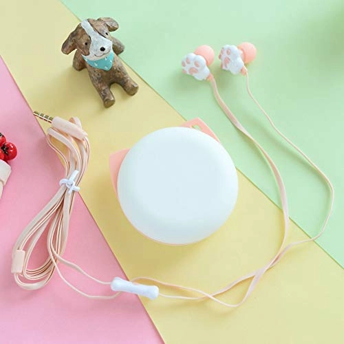 Cute Cat Claw Wired Earphone Bundle