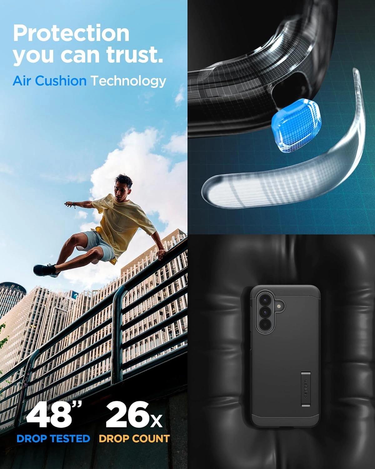 Tough Armor for Samsung Galaxy A57 5G - Extreme Impact Foam TPU Hard PC case