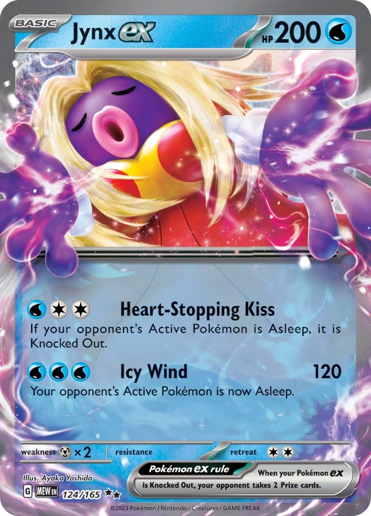 Pokémon Jynx ex 124/165 - 1pcs