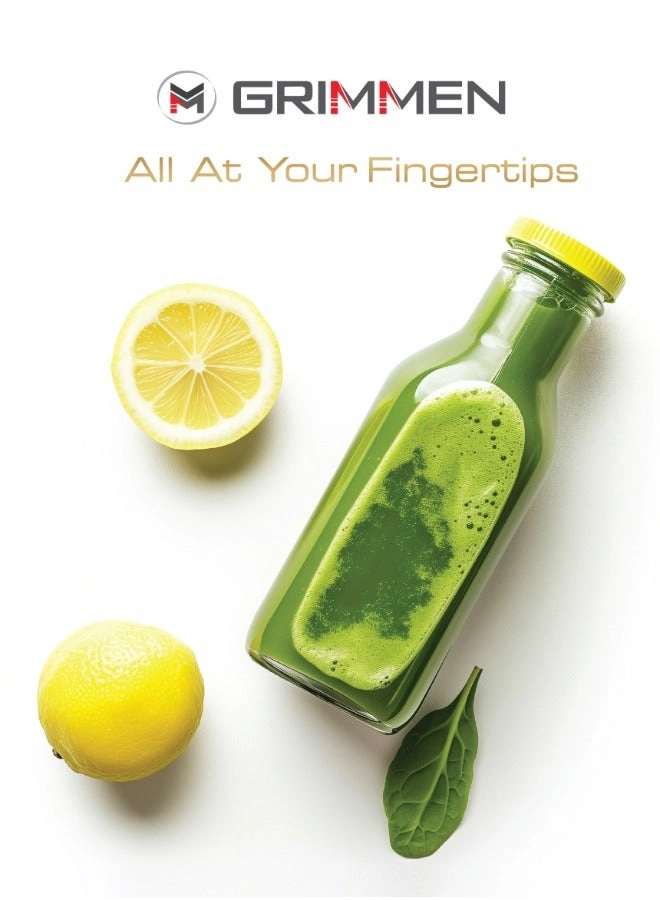 Hand Blender Full Set - Complete 5-Piece Kit Single-Button Smart Speed Control 4-blade black titanium-coated blades