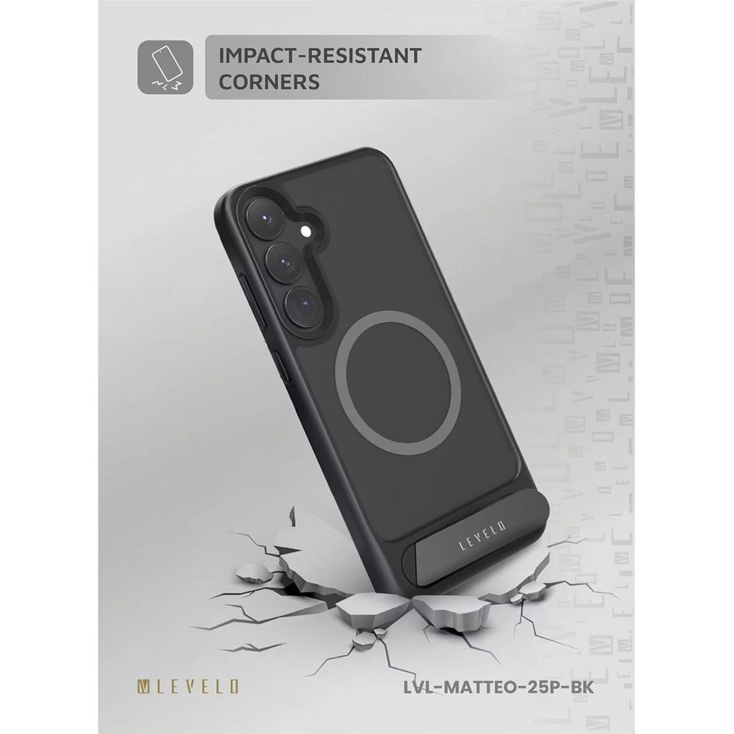 Matteo Grip Case with MagSafe for Samsung Galaxy S25 Plus