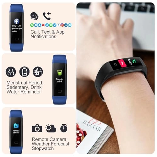 Fitness Tracker - Heart Rate Blood Pressure IP68