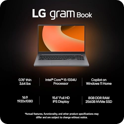 gram Book - 15.6'' 256GB 8GB Intel Core 5