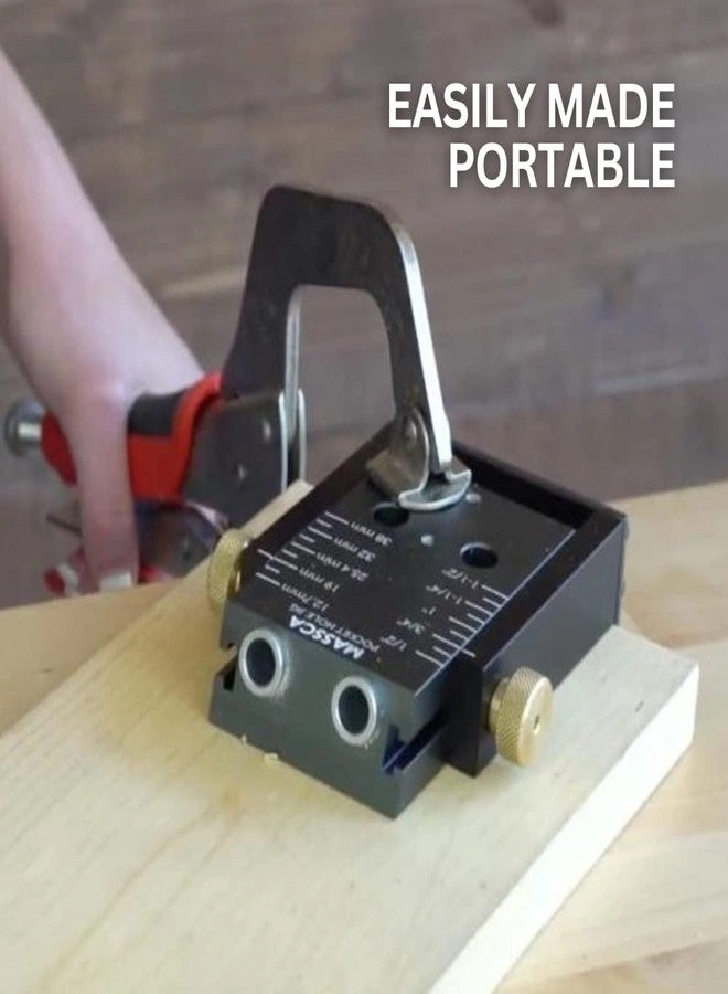 Pocket Hole Jig Kit M1 - Adjustable Heavy Duty