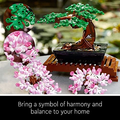 Icons Bonsai Tree (10281) - for Adults with Flowers