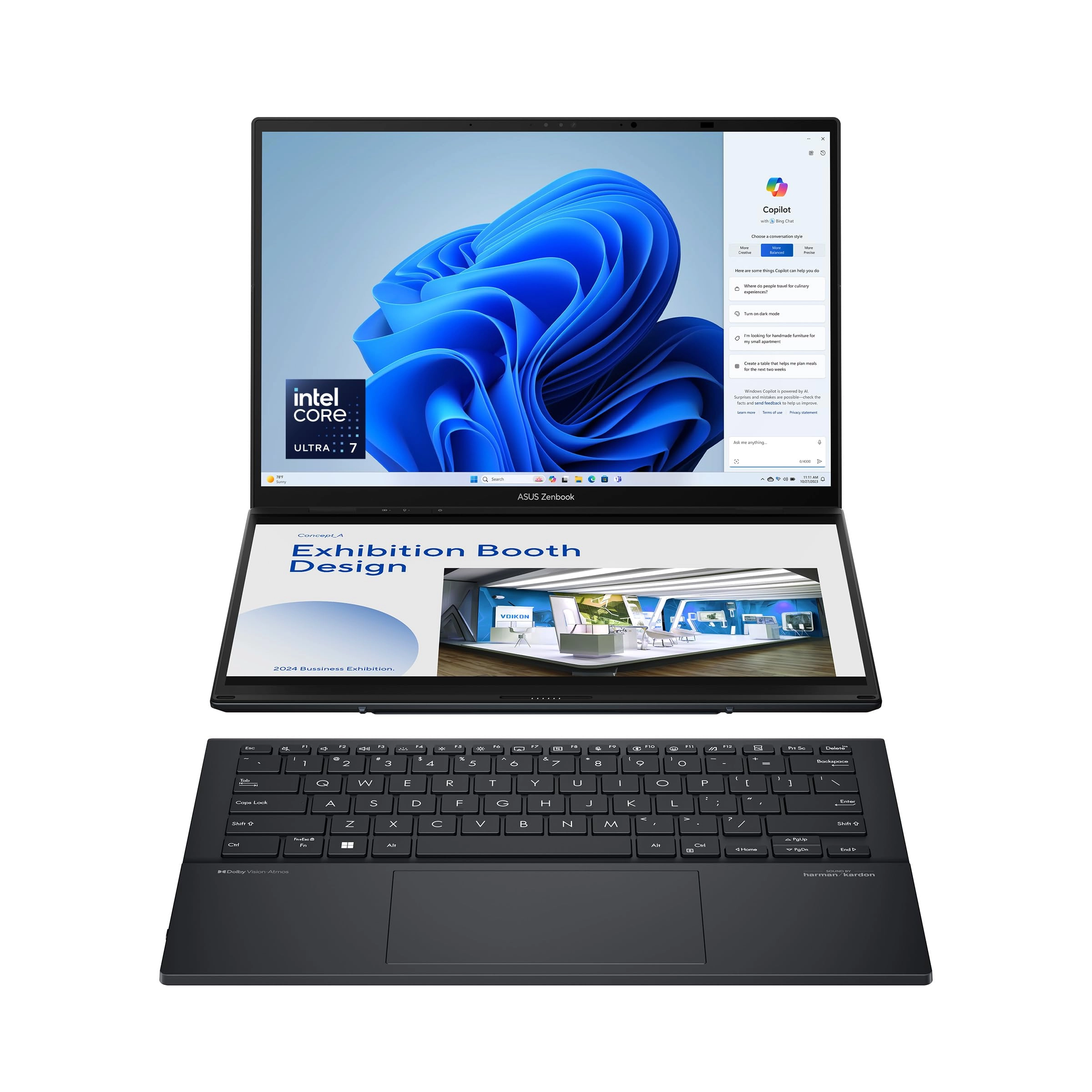 Zenbook DUO UX8406MA-DS76T - 14'' Core Ultra 7-155H 16GB DDR5 1TB SSD