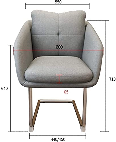 Reclining Chair - Fabric Cotton Black