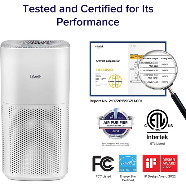 Core 600S - 3175 Sq. Ft Smart WiFi PM2.5 Monitor