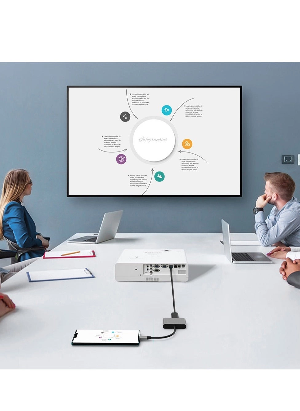 USB C to HDMI Multiport Adapter - USB 3.0 4K