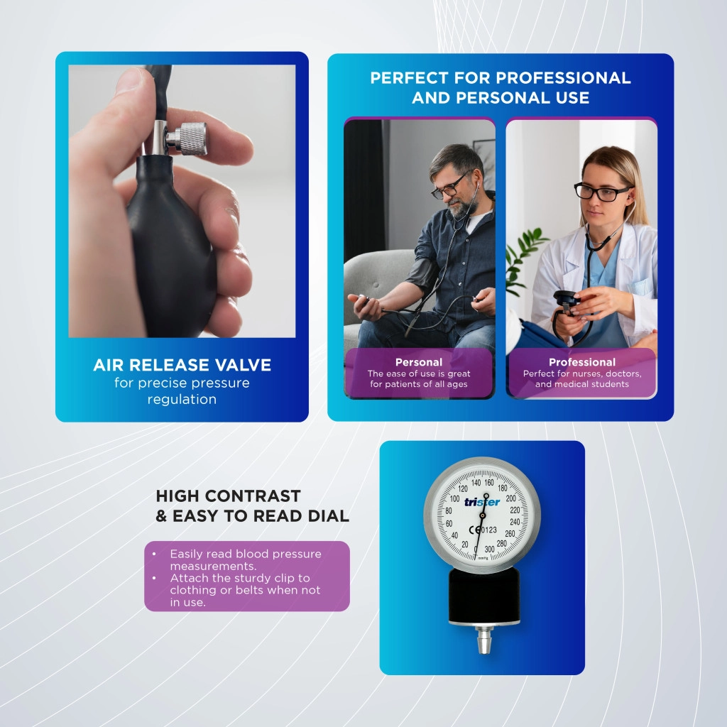 Trister TS 620AS - 22-42 cm Cuff 48 mm Dial