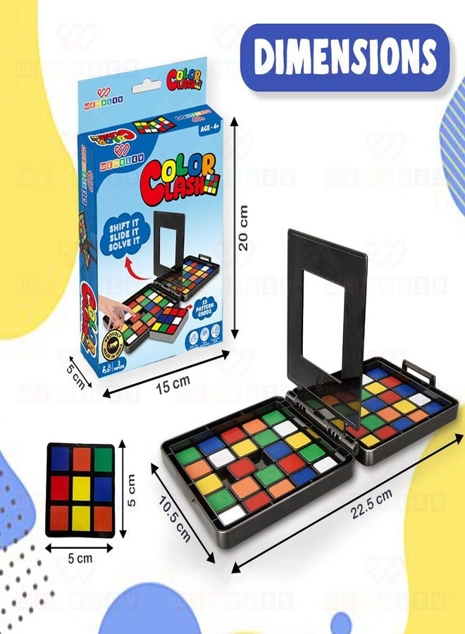 Color Tiles Cube Puzzle