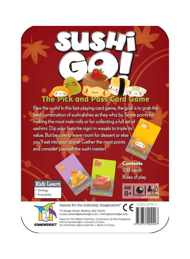 Sushi Go: The Pick and Pass - Card Game