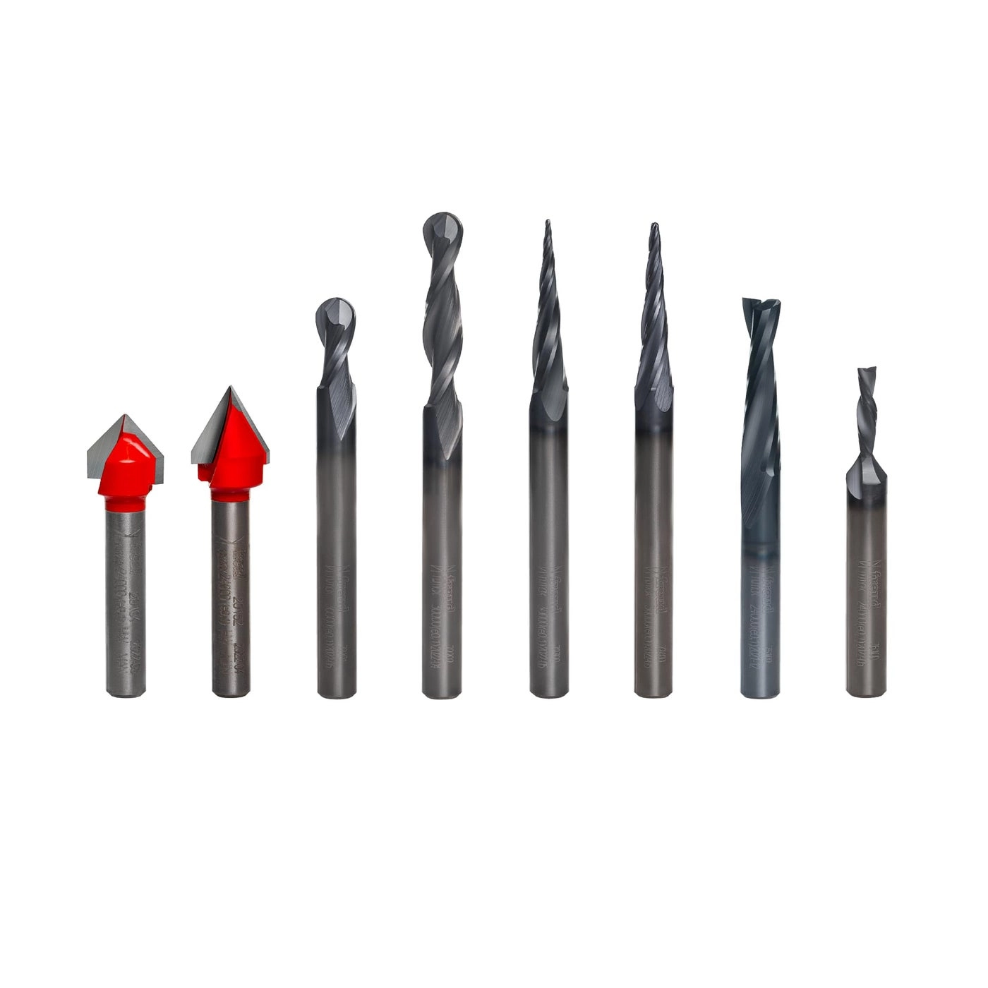 Freud CNC Router Bit - 1/4" Shank 8 Piece