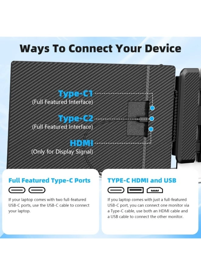 Portable Laptop Monitor - 14-inch Full HD