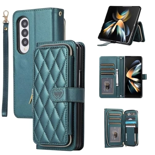 Case for Samsung Galaxy Z Fold4 - Faux Leather Folio Case