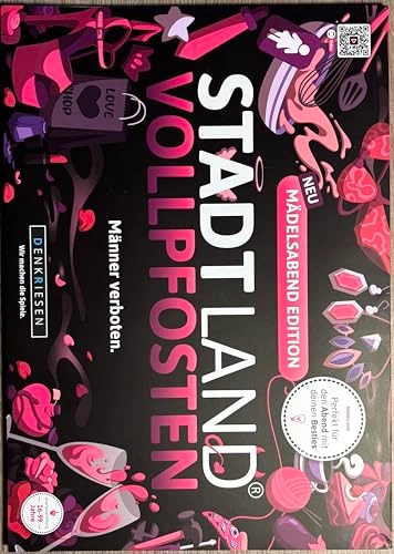 Stadt Land VOLLPFOSTEN: Girls' Evening Edition (German)