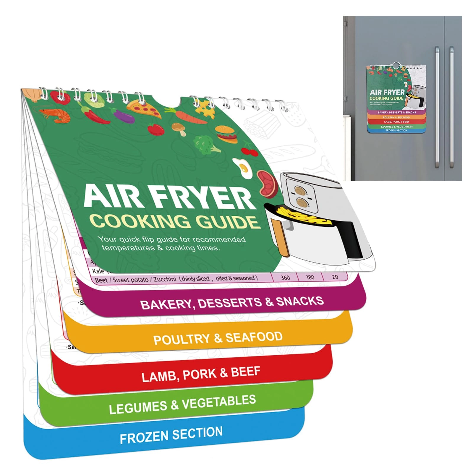Catime Air Fryer Cooking Guide - paper 1 piece(s)