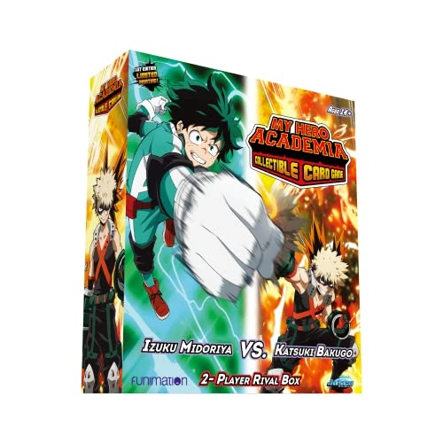 My Hero Academia Collectible Card Game Izuku Midoriya vs. Katsuki Two Player Rival Decks - 104-card starter set