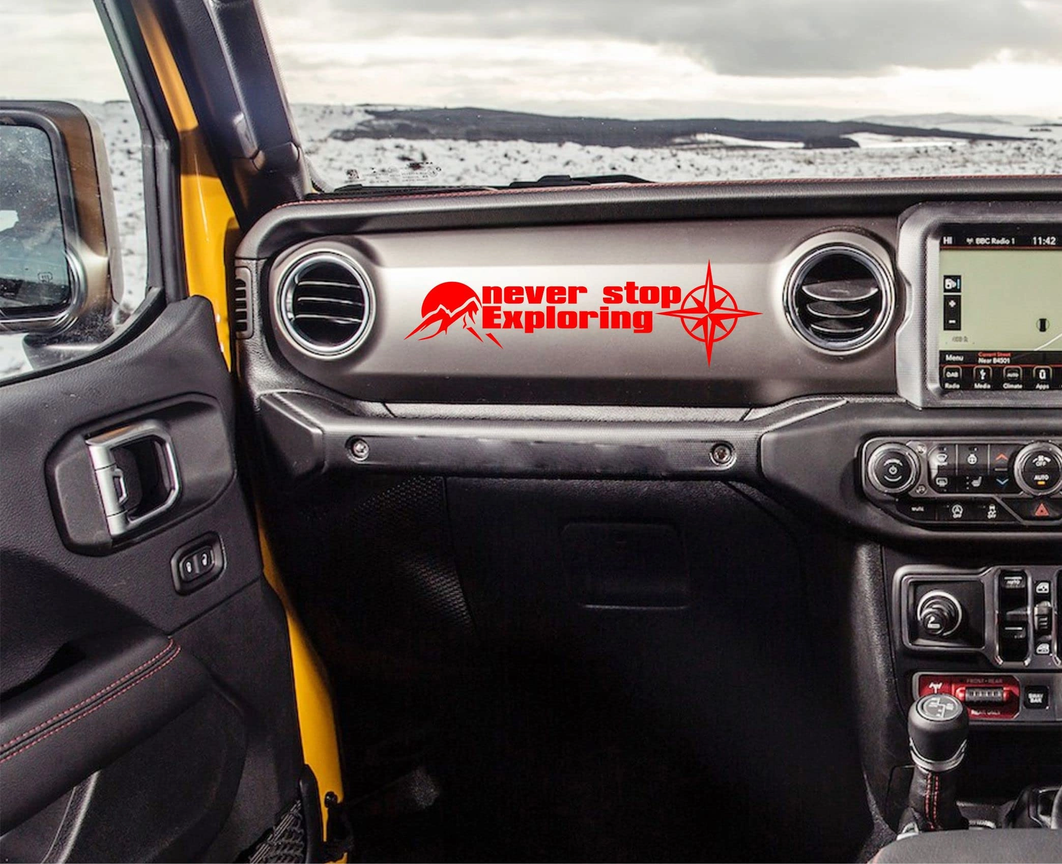Car Dashboard Stickers