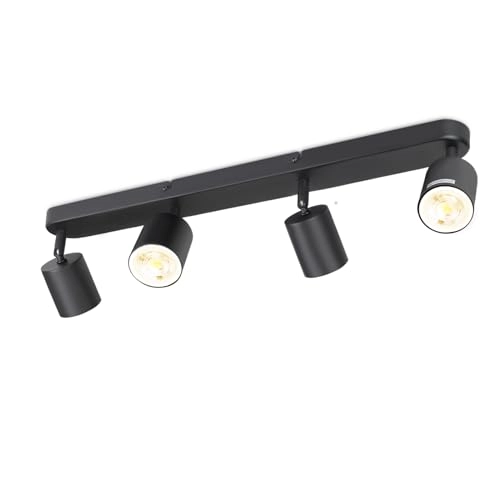 Ceiling Light - 4-light GU10 Black