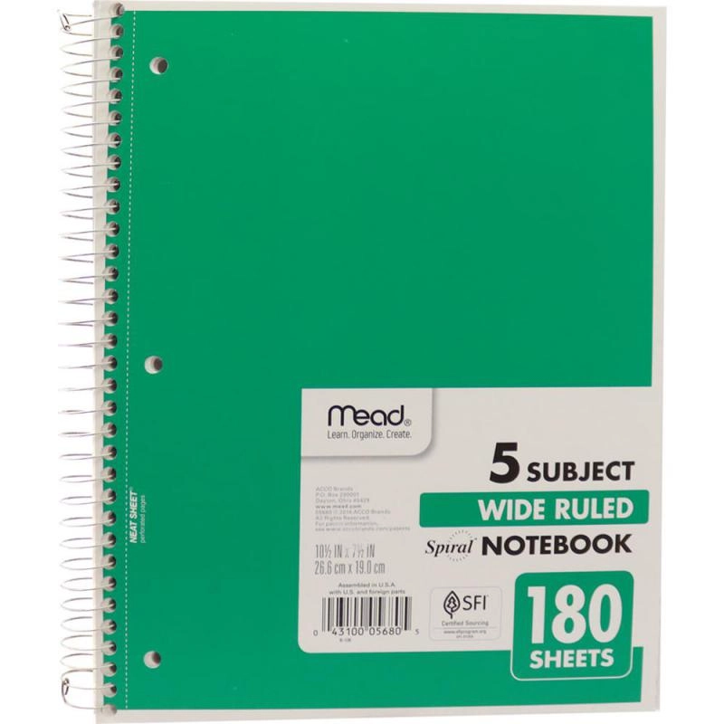 Notebook 8 X 10.5 in Spiral - Lined 70 Sheets