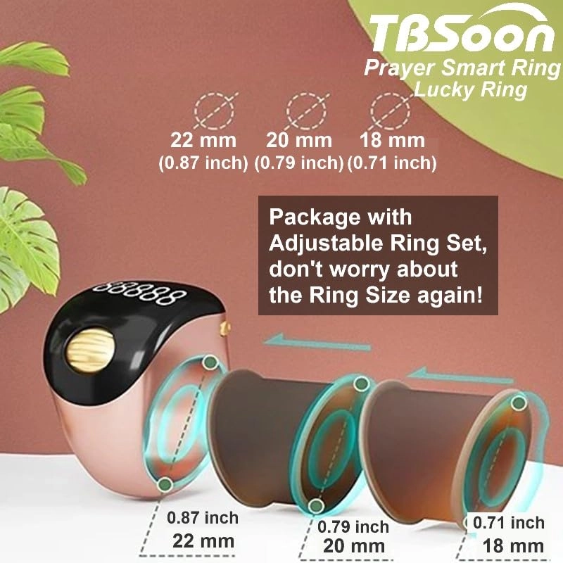 Golden Bead Tasbih - 1.46 in