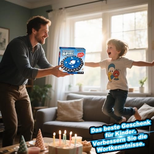 Word Game - 24 Keys Letters Press 220 Theme Categories (German)