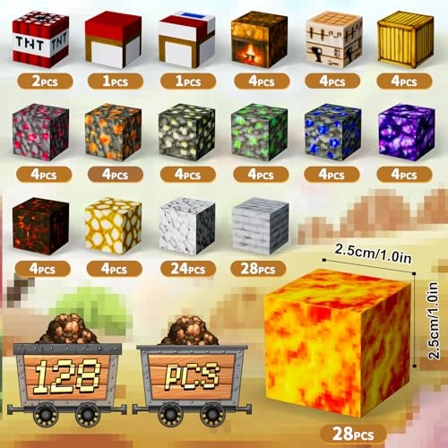 Magnetic Blocks - Mine 128 pcs