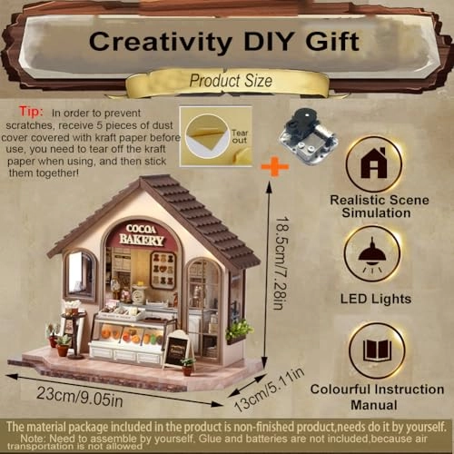 Miniature Landscapes Dollhouse Kit - 1:36