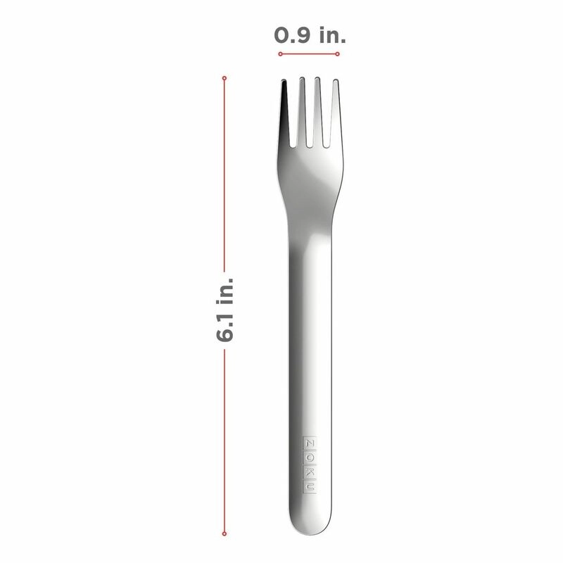 Pocket Utensil Set - Charcoal 4 piece