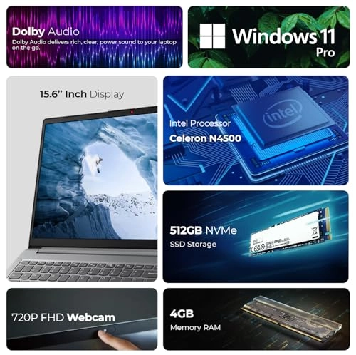 IdeaPad 1 - 15.6'' 512GB 4GB N4500