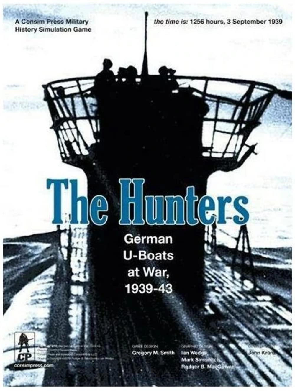 GMT Games The Hunters: German U-Boats at War, 1939-43 - Classic Edition