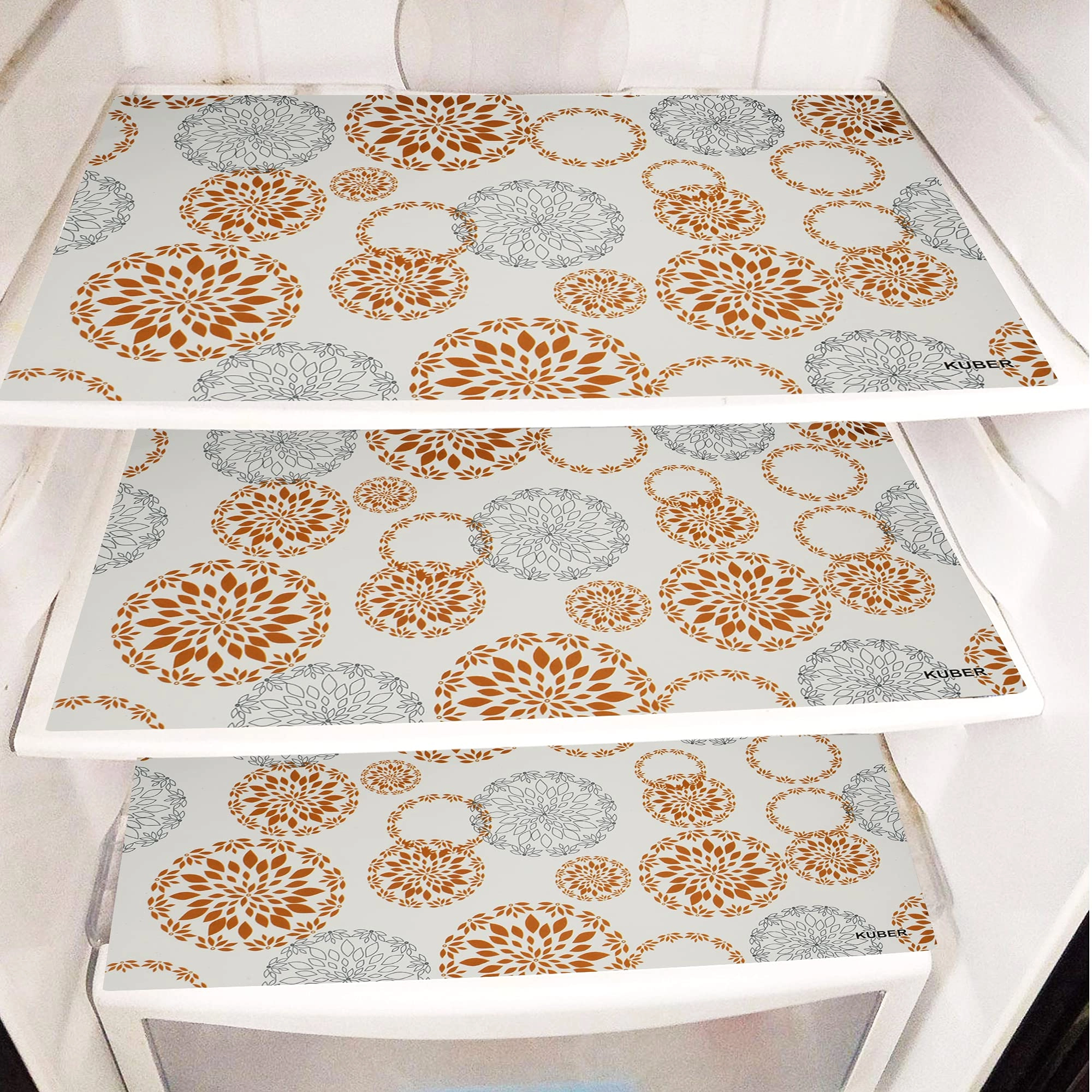 Fridge Mat - Pack of 6 White 45 x 30 CM
