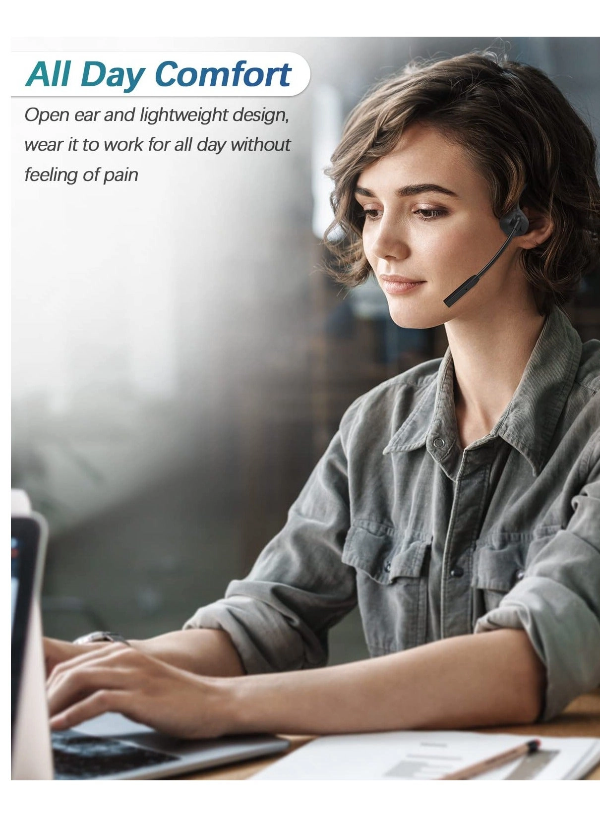 Bone Conduction Headphones Wireless Headphone