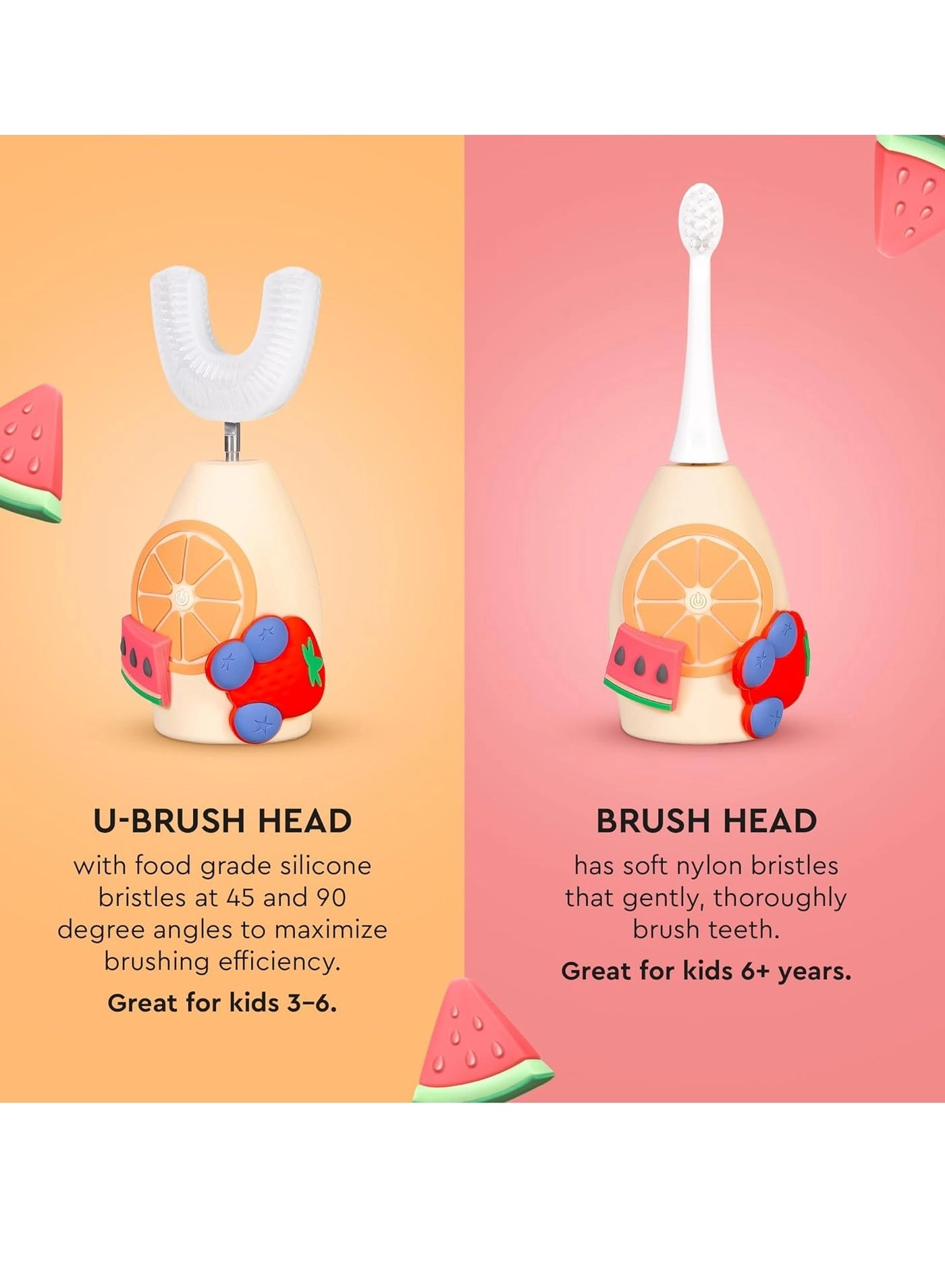 30 Electric Toothbrush - 2 Heads Rechargeable Sonic