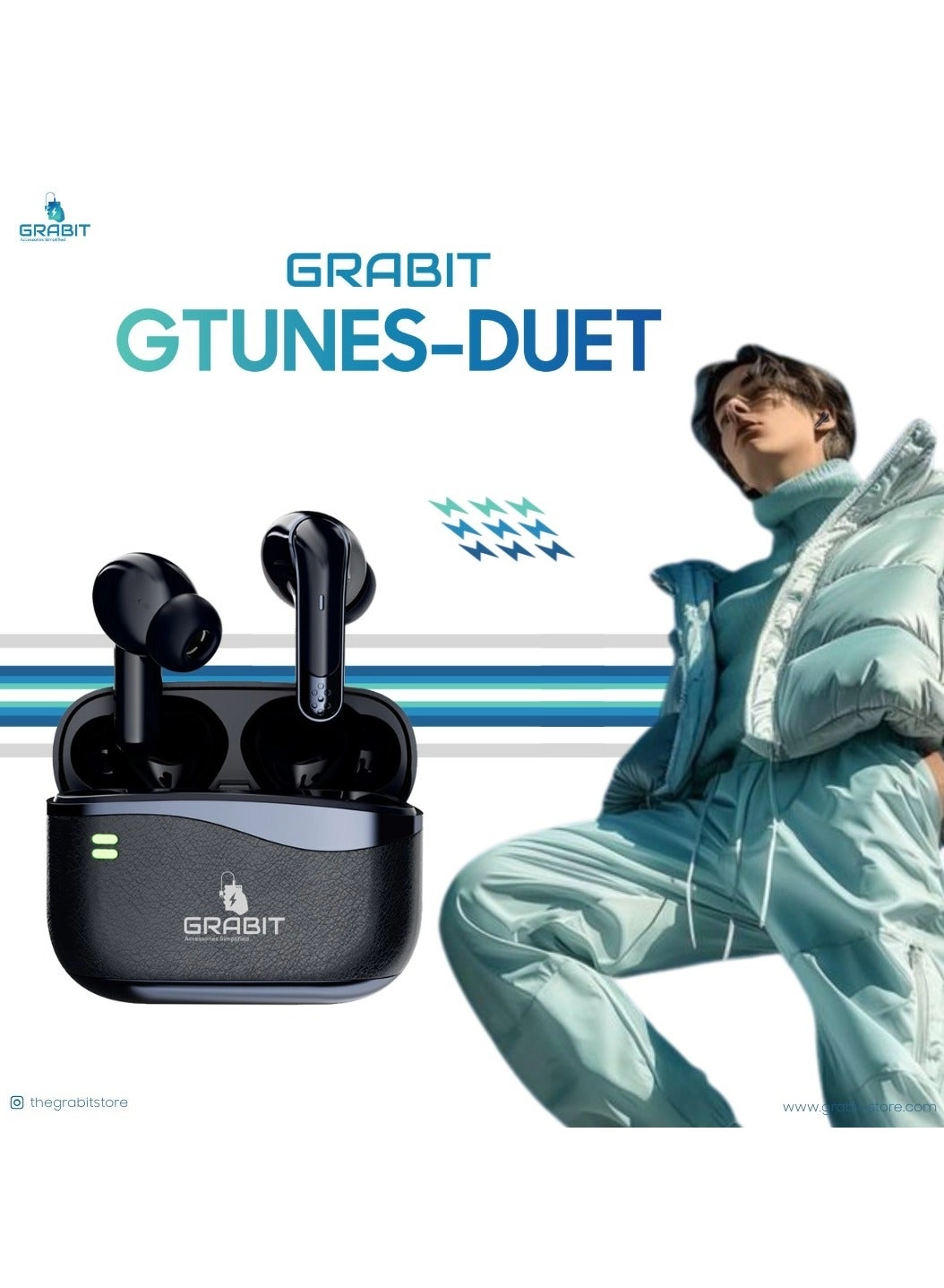 GTUNES-DUET Wireless Earbud